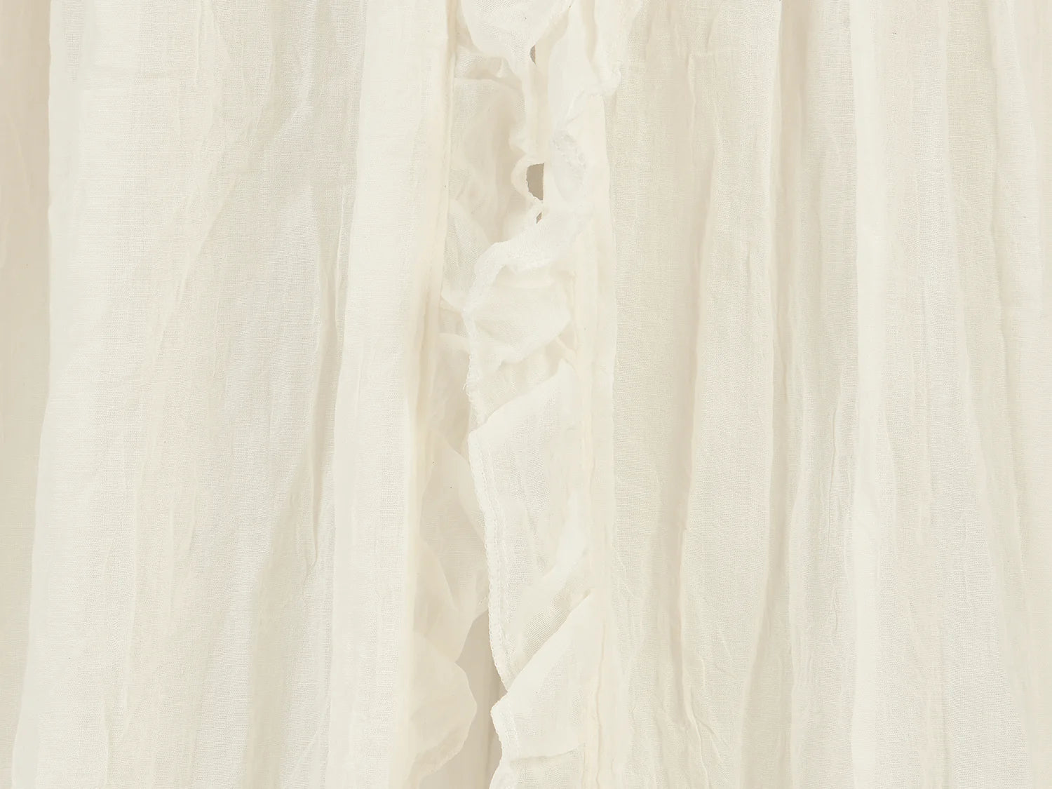 Ciel Vintage Ruffle 245cm - Ivory