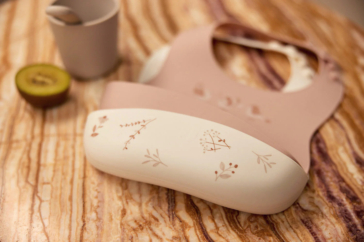 Bavoir Silicone - Lovely Birds - 2 Unités