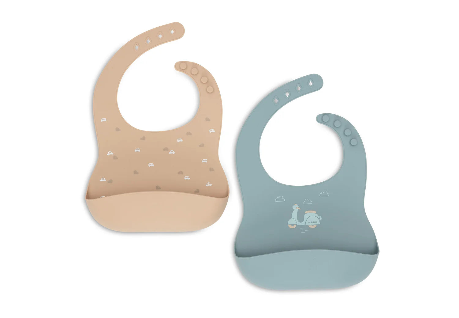 Bavoir Silicone - On the go - 2 Unités