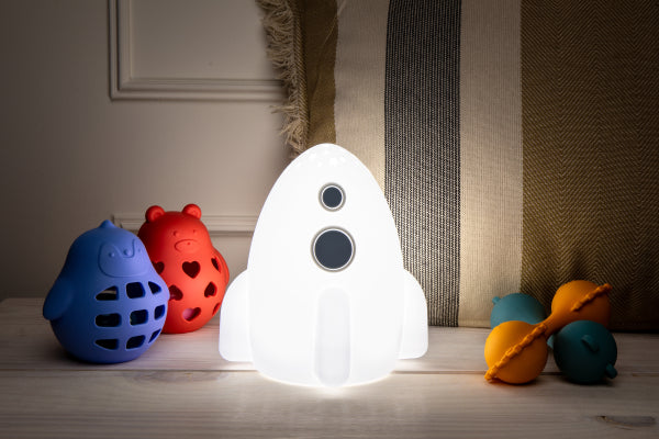 Veilleuse Silicone Tactile - Astra la Fusée