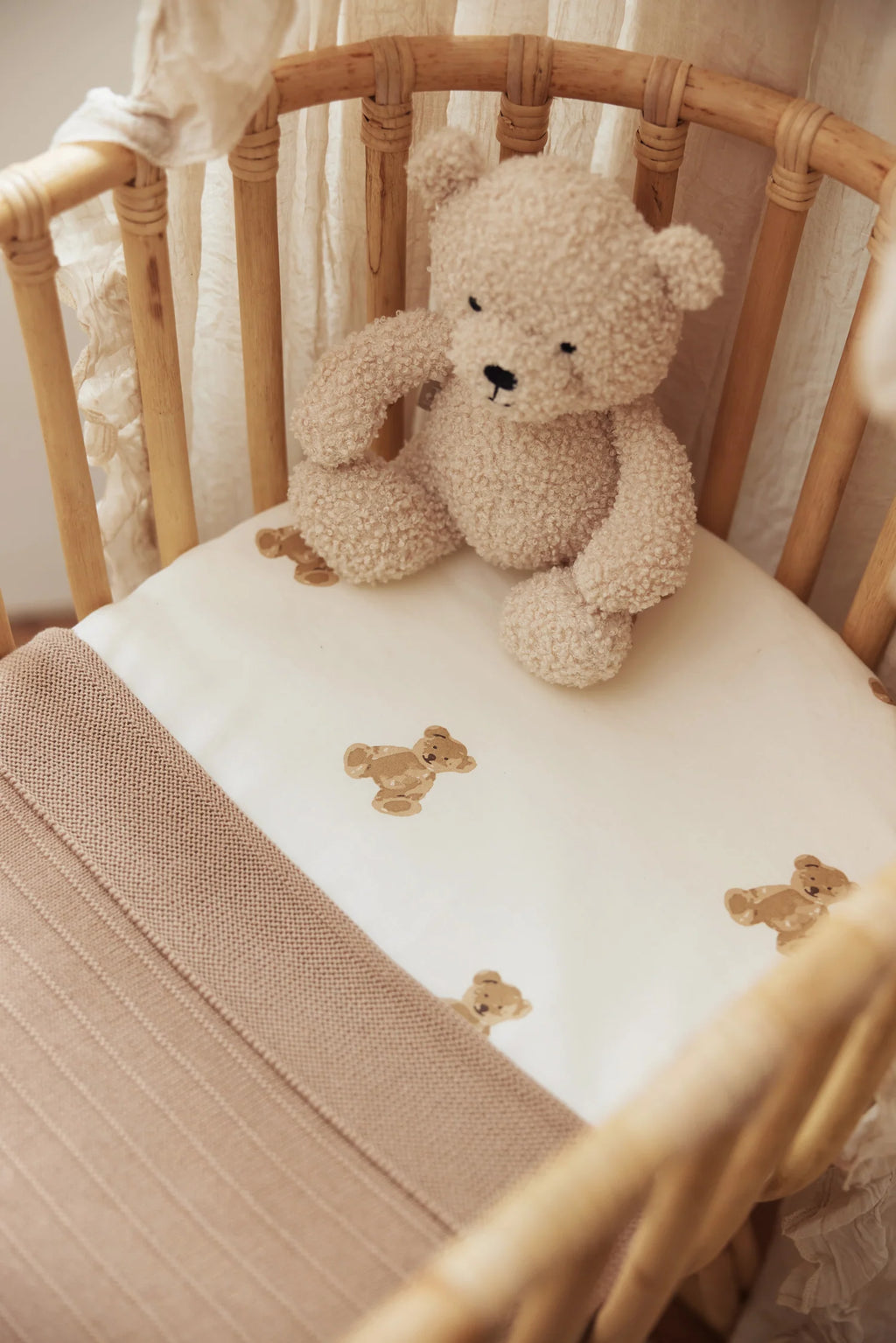 Drap housse Jersey - Teddy Bear