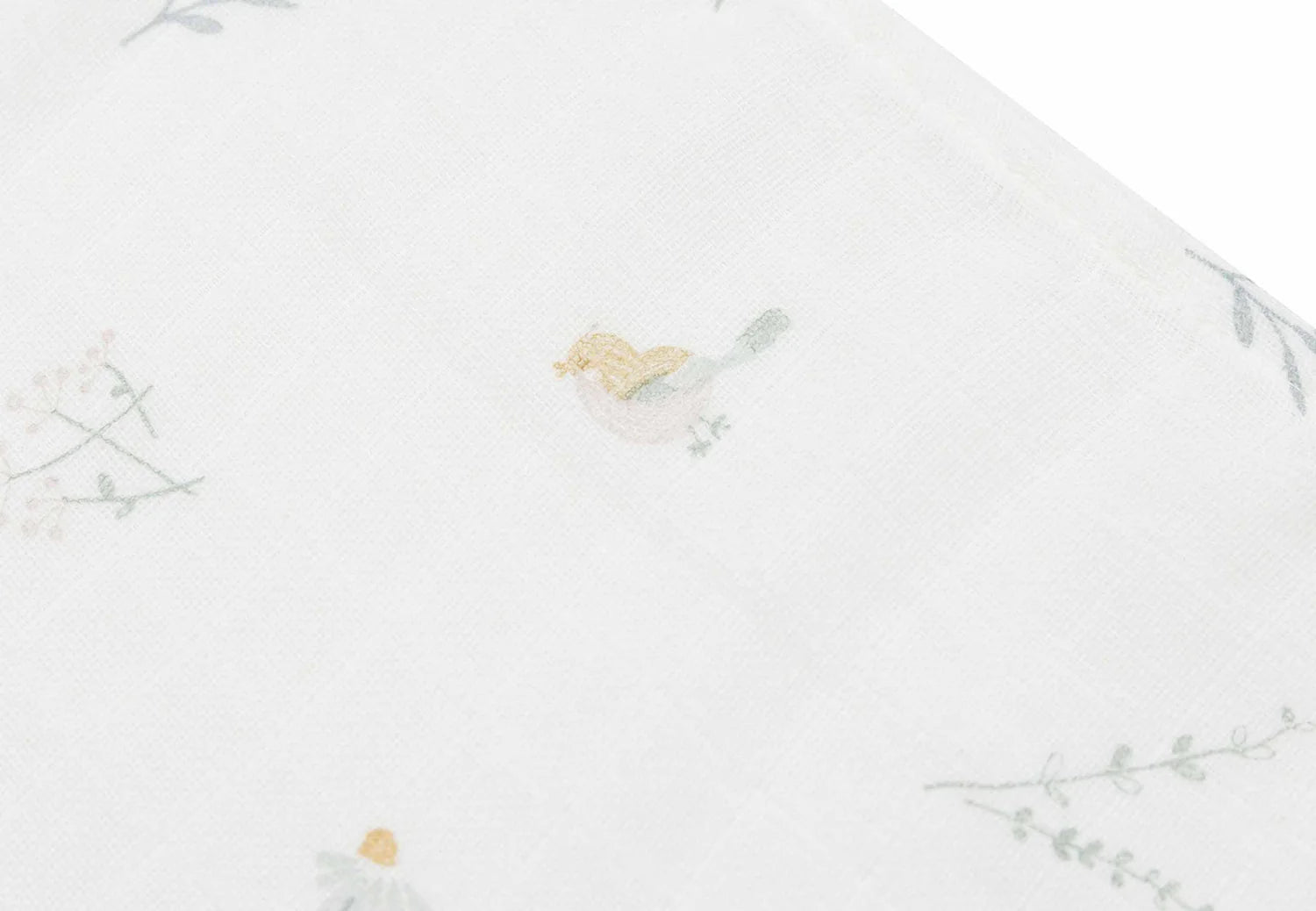 Lange gaze de coton small 70x70cm - Lovely Birds - 3 Unités