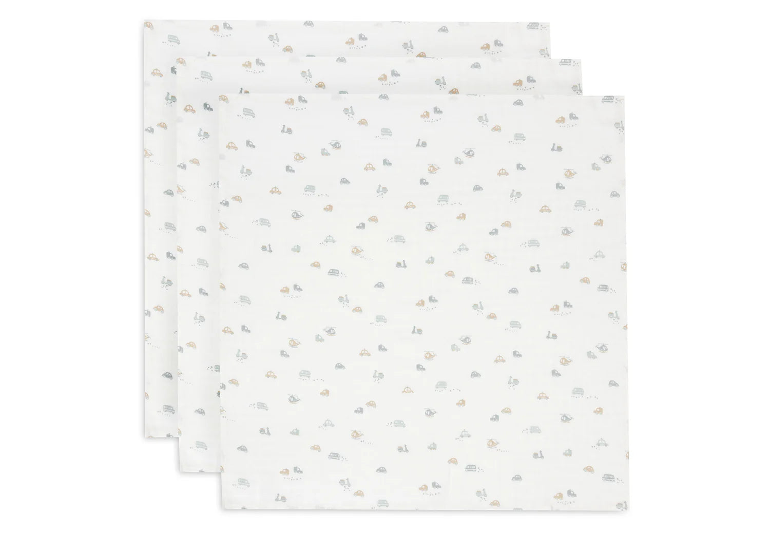 Lange gaze de coton small 70x70cm - On the go - 3 Unités