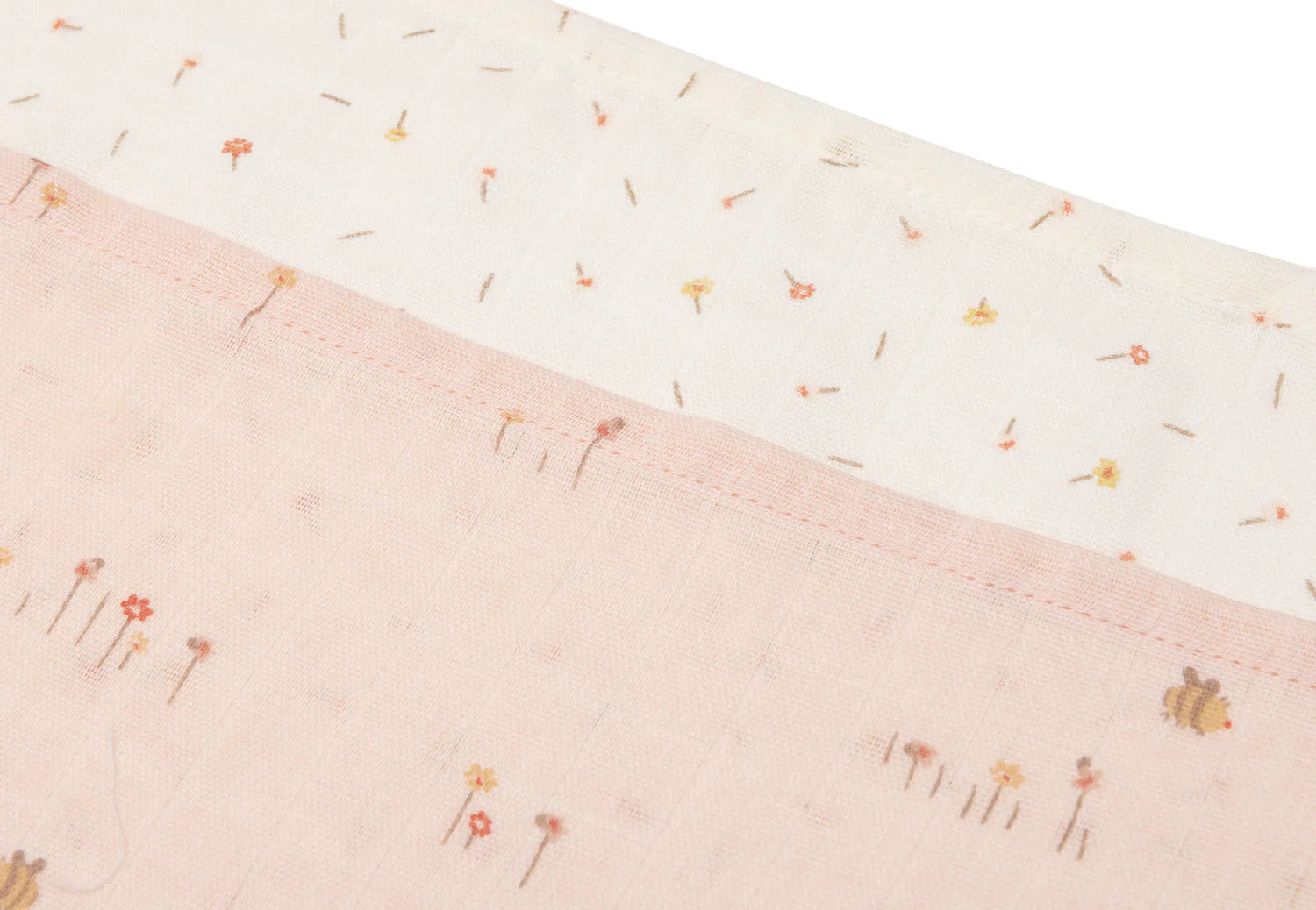 Lange gaze de coton small 70x70cm - Pretty Picnic - 3 Unités