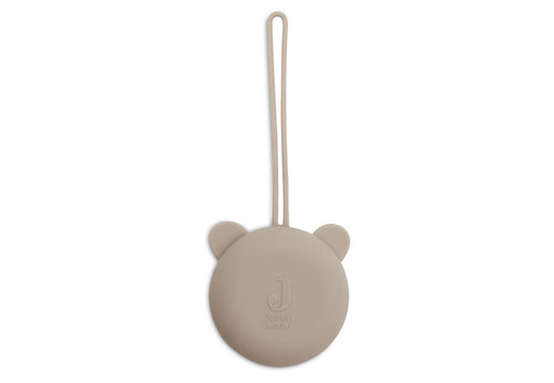 Etui à sucette en silicone - Olive