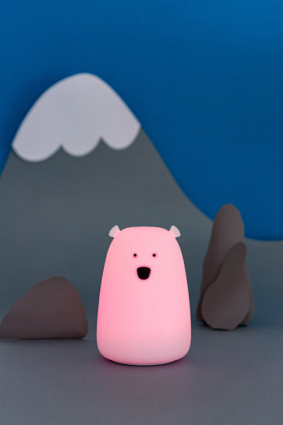 Veilleuse Silicone Tactile - Téo l'Ours