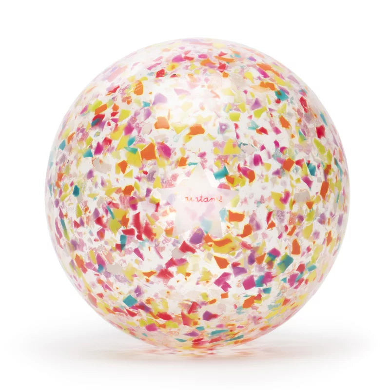 Ballon Confetti Recyclé 22 cm - Multicolore