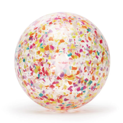 Ballon Confetti Recyclé 22 cm - Multicolore