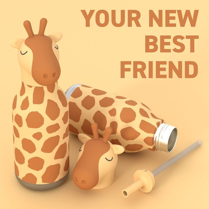 Gourde Isotherme - Girafe