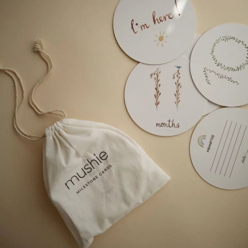 Cartes étapes Milestone - Mushie