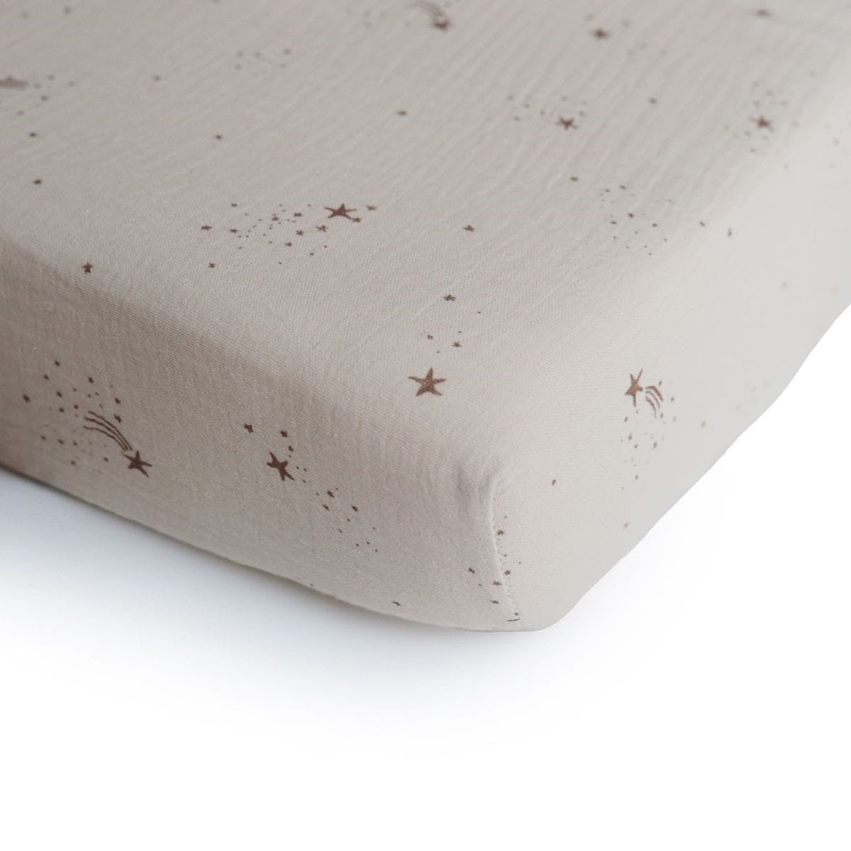 Drap housse gaze de coton - Falling Stars 60x120cm