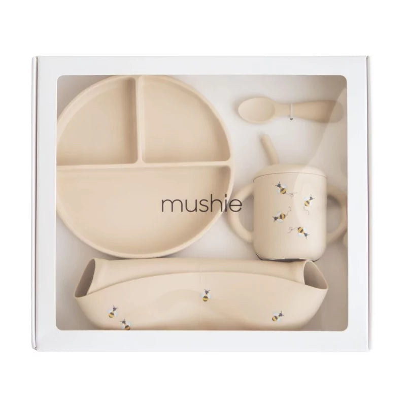 Set repas silicone - Abeilles