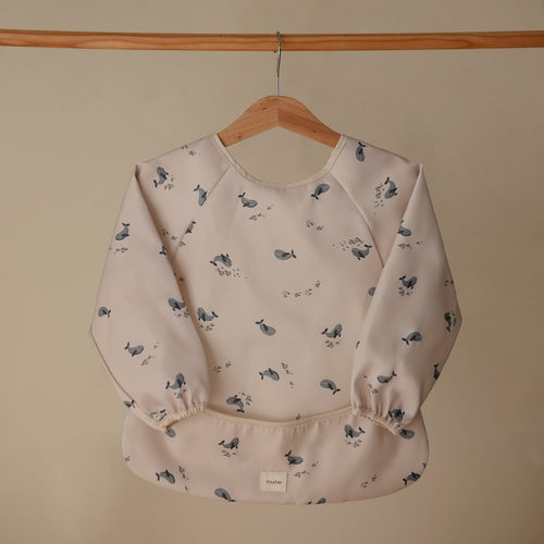 Bavoir à manches - Whale