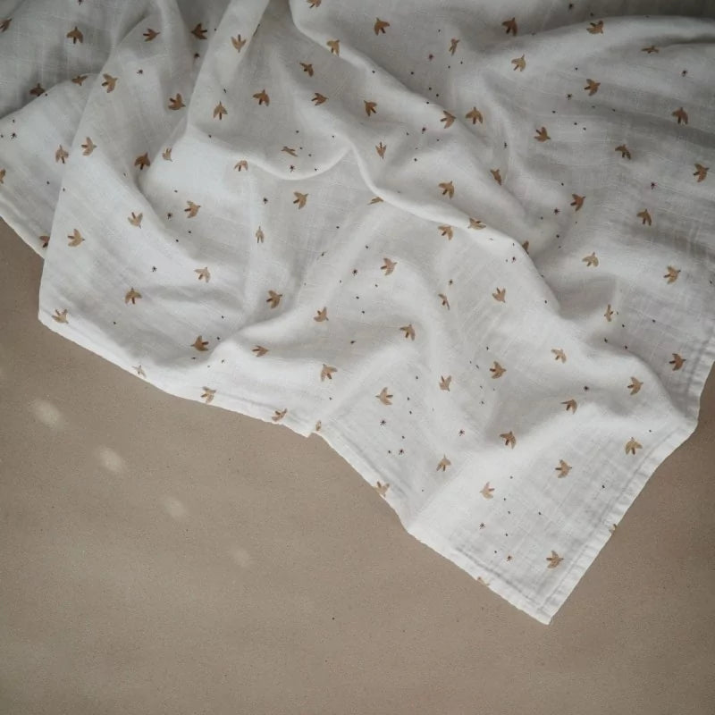 Lange Mushie coton biologique - Sparrow 120cm