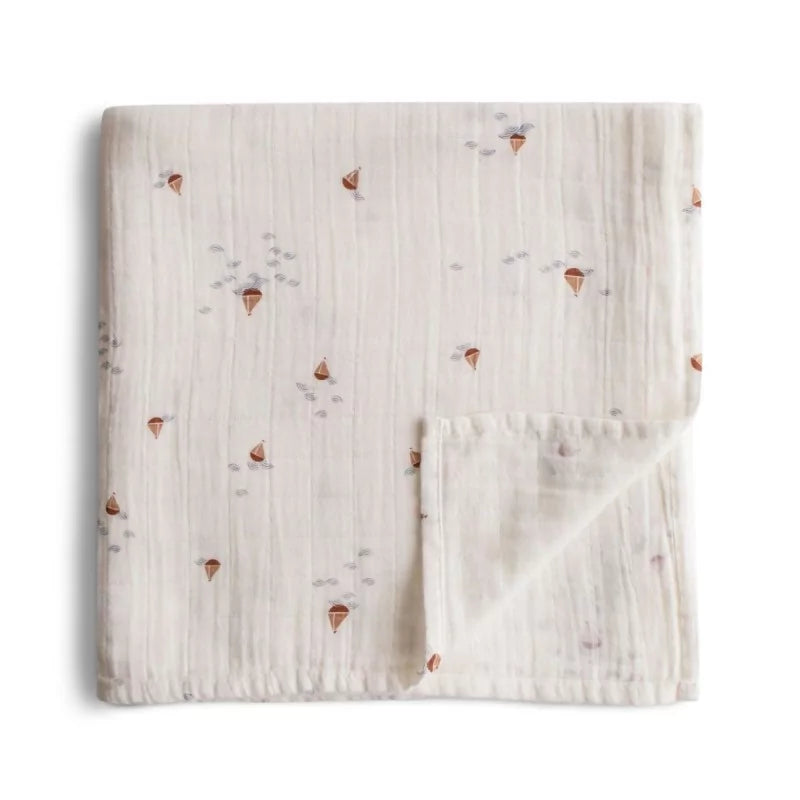 Lange Mushie coton biologique - Boats 120cm