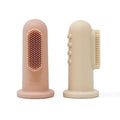 Lot 2 brosses à dents à doigts - Blush/Shifting Sand