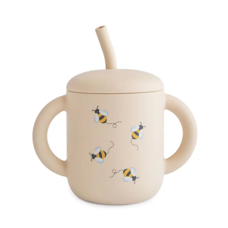 Tasse d'apprentissage silicone - Abeilles