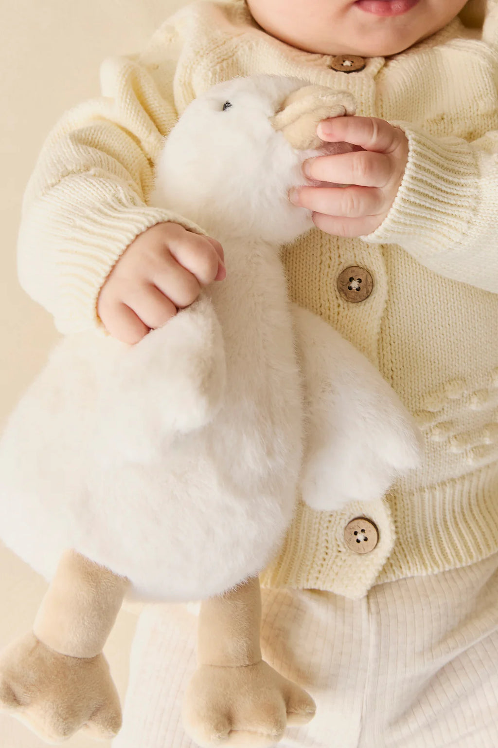Rose L'Oie 23cm - Marshmallow